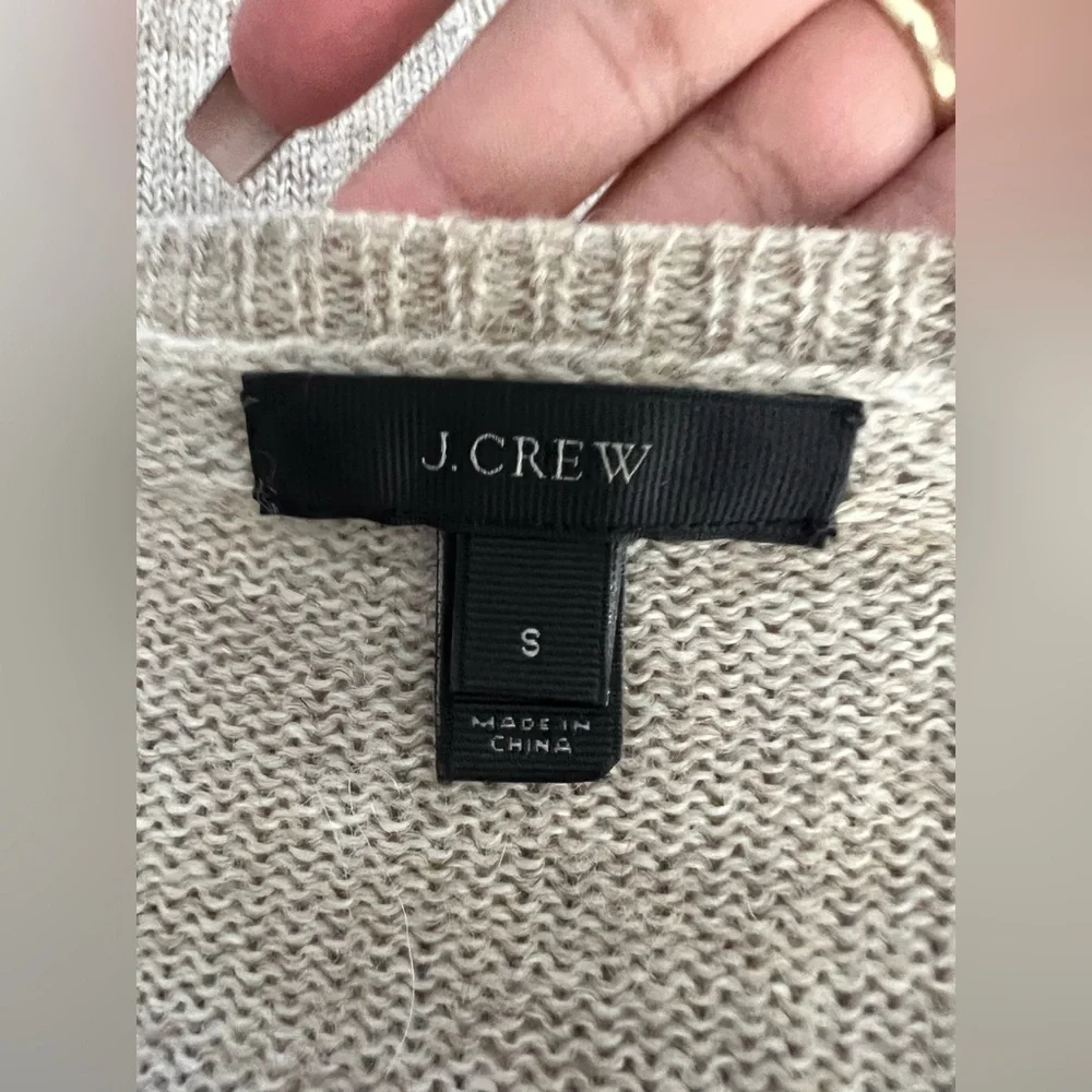 J. Crew Jeweled Wool blend Women's Top Sz S